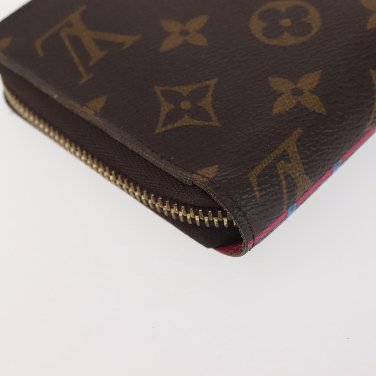 LOUIS VUITTON Monogram Vivienne Zippy Wallet Long Wallet M69750 LV Auth 143000M
