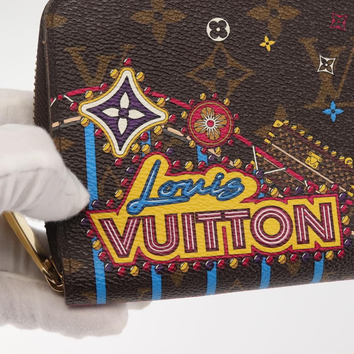 LOUIS VUITTON Monogram Vivienne Zippy Wallet Long Wallet M69750 LV Auth 143000M