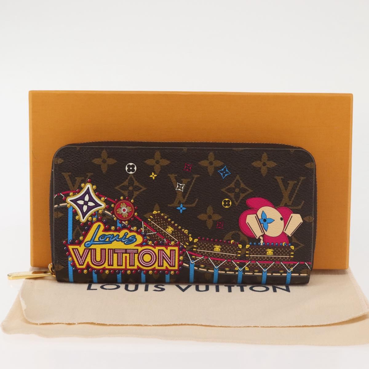 LOUIS VUITTON Monogram Vivienne Zippy Wallet Long Wallet M69750 LV Auth 143000M