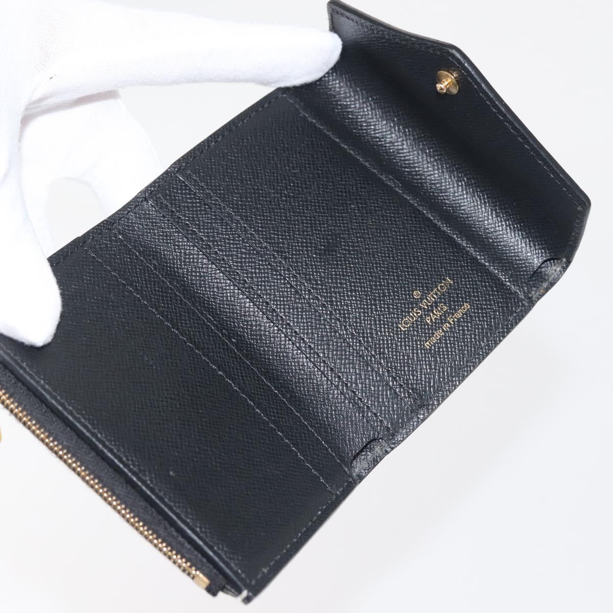 LOUIS VUITTON Monogram Game On Portefeuillezoe Wallet White M57491 Auth 143006