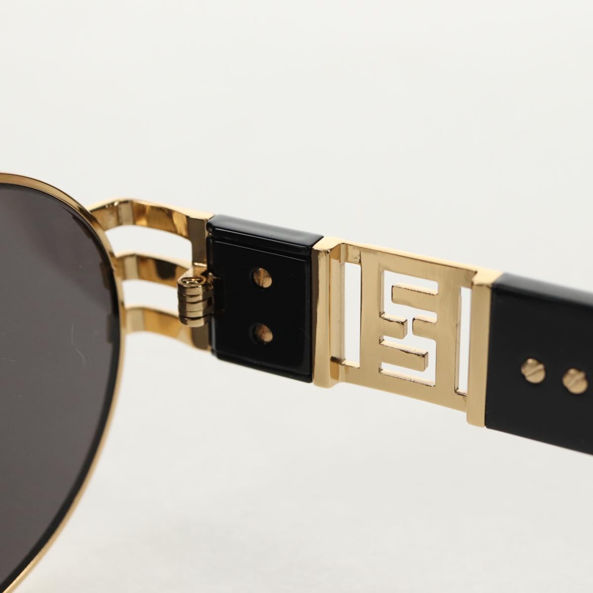 FENDI Fenderche Versace Collaboration Sunglasses metal Black Auth 143020M