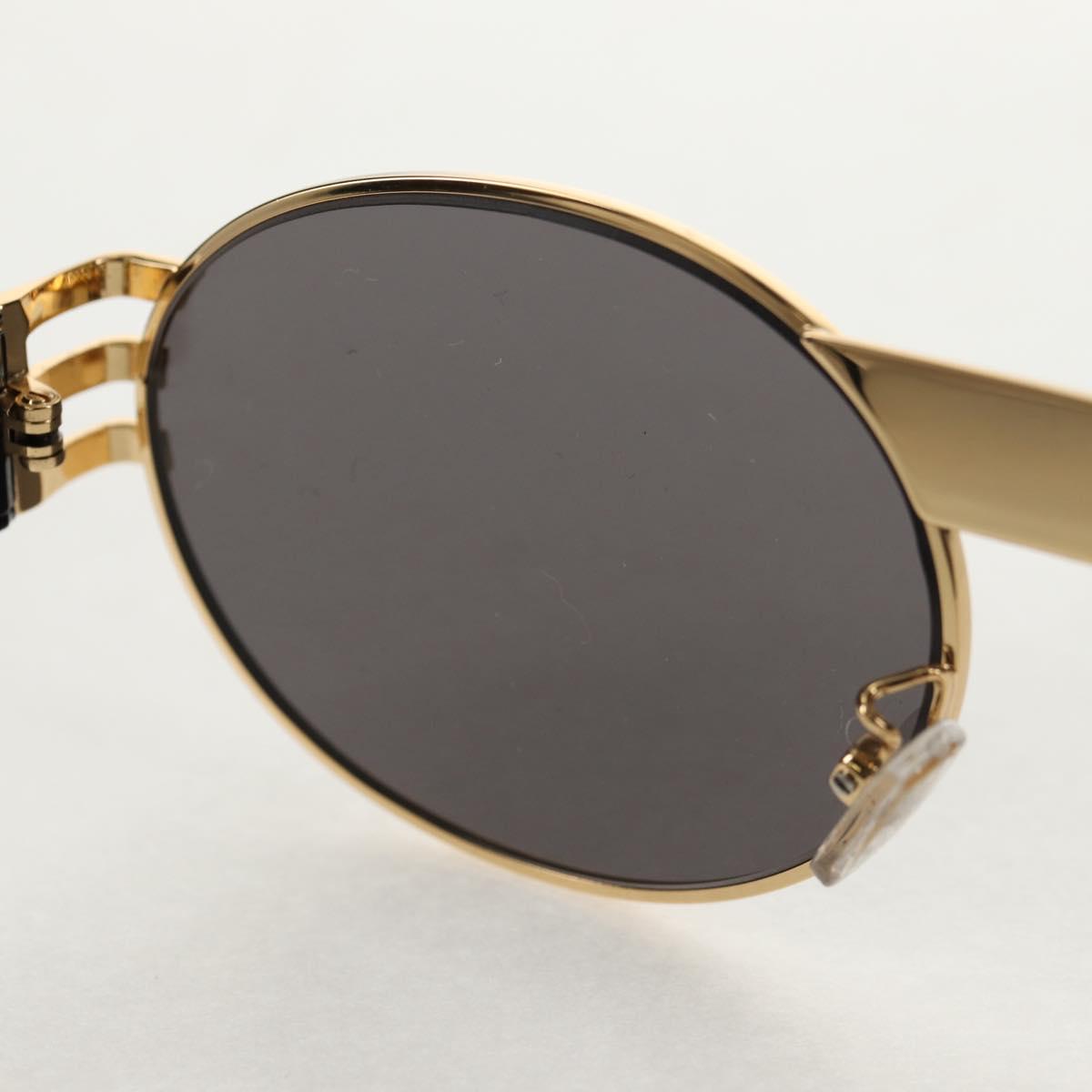 FENDI Fenderche Versace Collaboration Sunglasses metal Black Auth 143020M