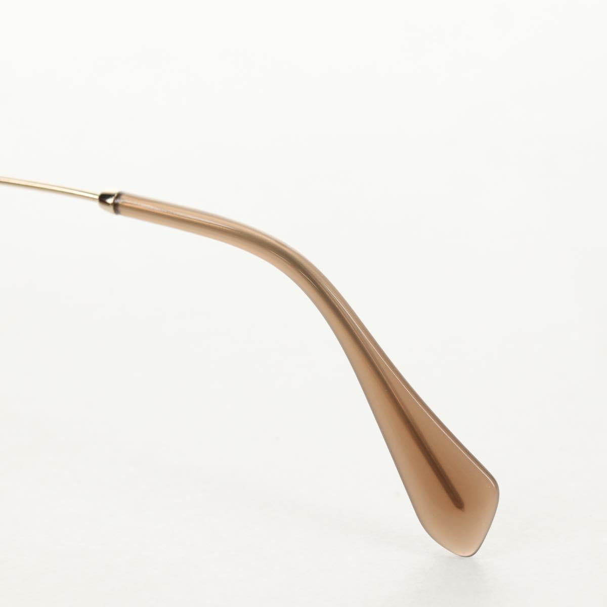 Miu Miu Sunglasses metal Beige Auth 143021M