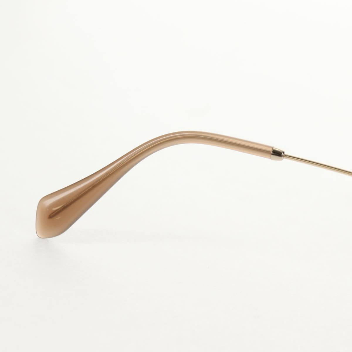 Miu Miu Sunglasses metal Beige Auth 143021M