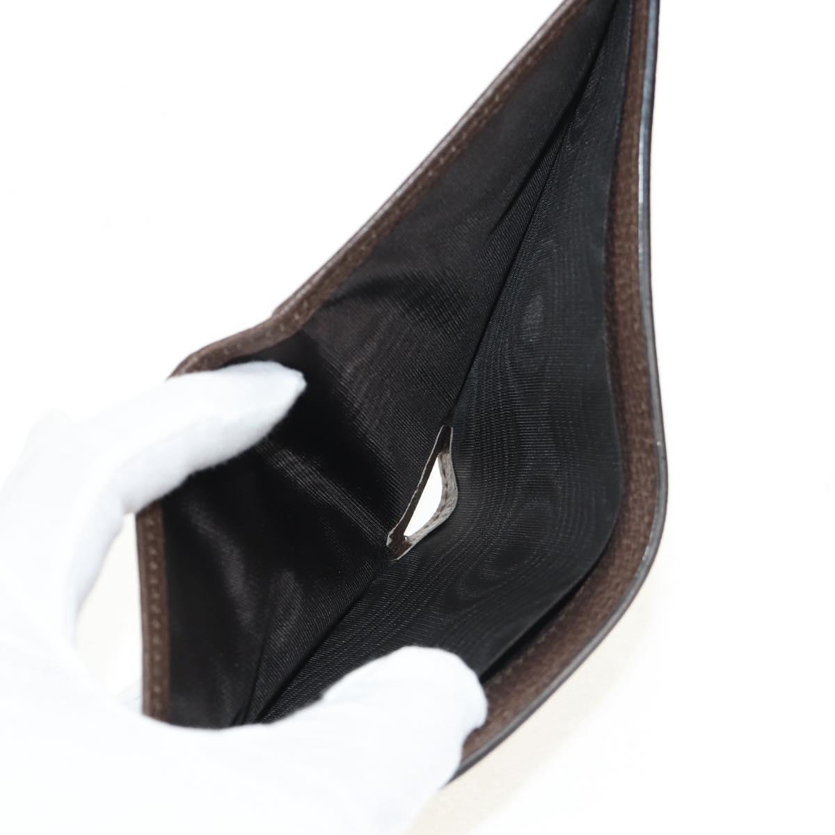 GUCCI GG Supreme Wallet PVC Beige Auth 143023M