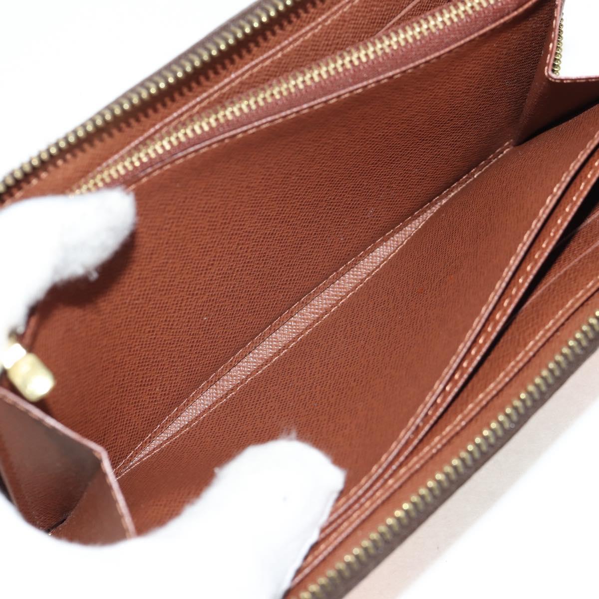 LOUIS VUITTON Monogram Rose Zippy Wallet Long Wallet M93579 LV Auth 143027V