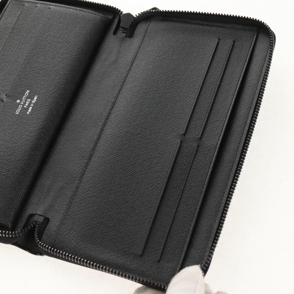 LOUIS VUITTON Monogram Logo Story Zippy Organizer Wallet M67826 LV Auth 143029V