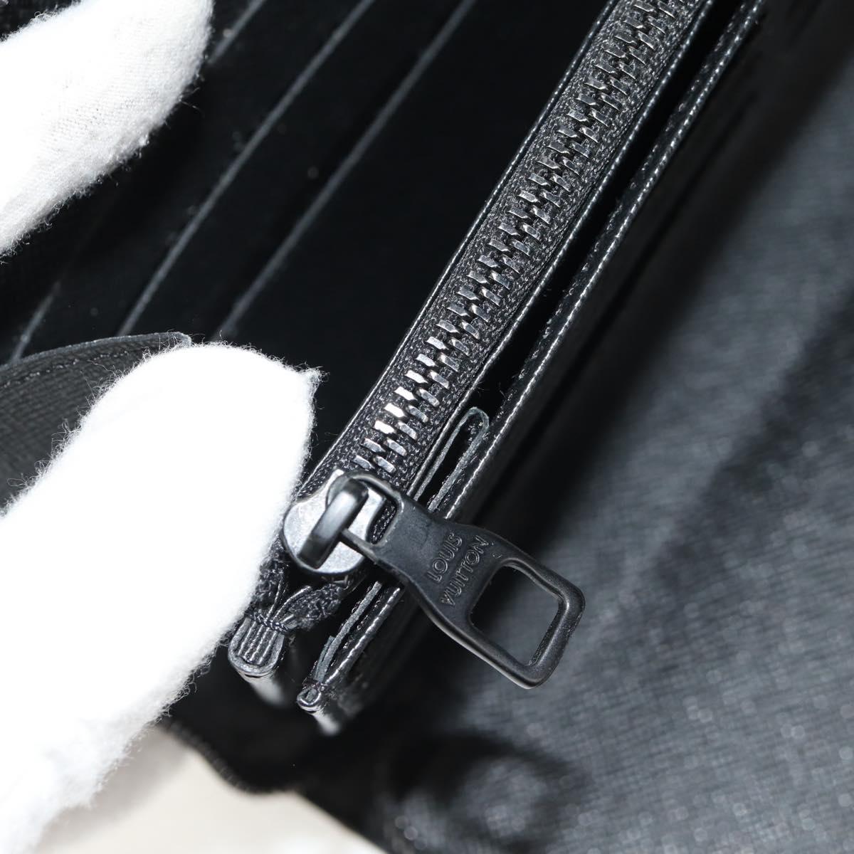 LOUIS VUITTON Monogram Logo Story Zippy Organizer Wallet M67826 LV Auth 143029V