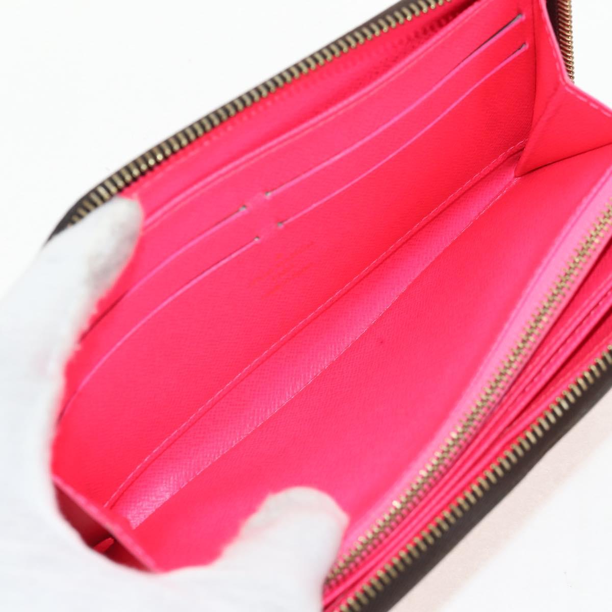 LOUIS VUITTON Monogram Graffiti Zippy Wallet Wallet Pink M93710 Auth 143030V