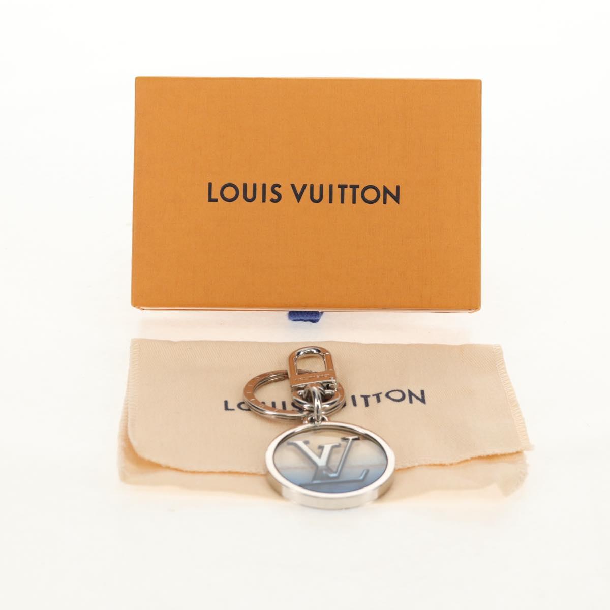 LOUIS VUITTON Porte Cles Inclusion Charm metal Silver Tone M69852 Auth 143031M