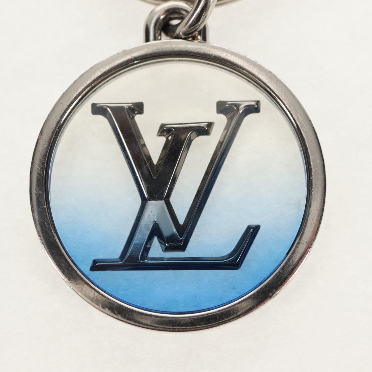 LOUIS VUITTON Porte Cles Inclusion Charm metal Silver Tone M69852 Auth 143031M
