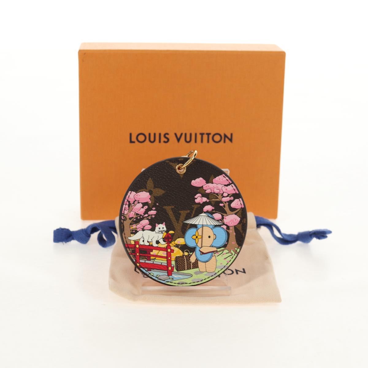 LOUIS VUITTON Monogram Vivienne Porte Cre Illustre Charm M00499 Auth 143033SAM