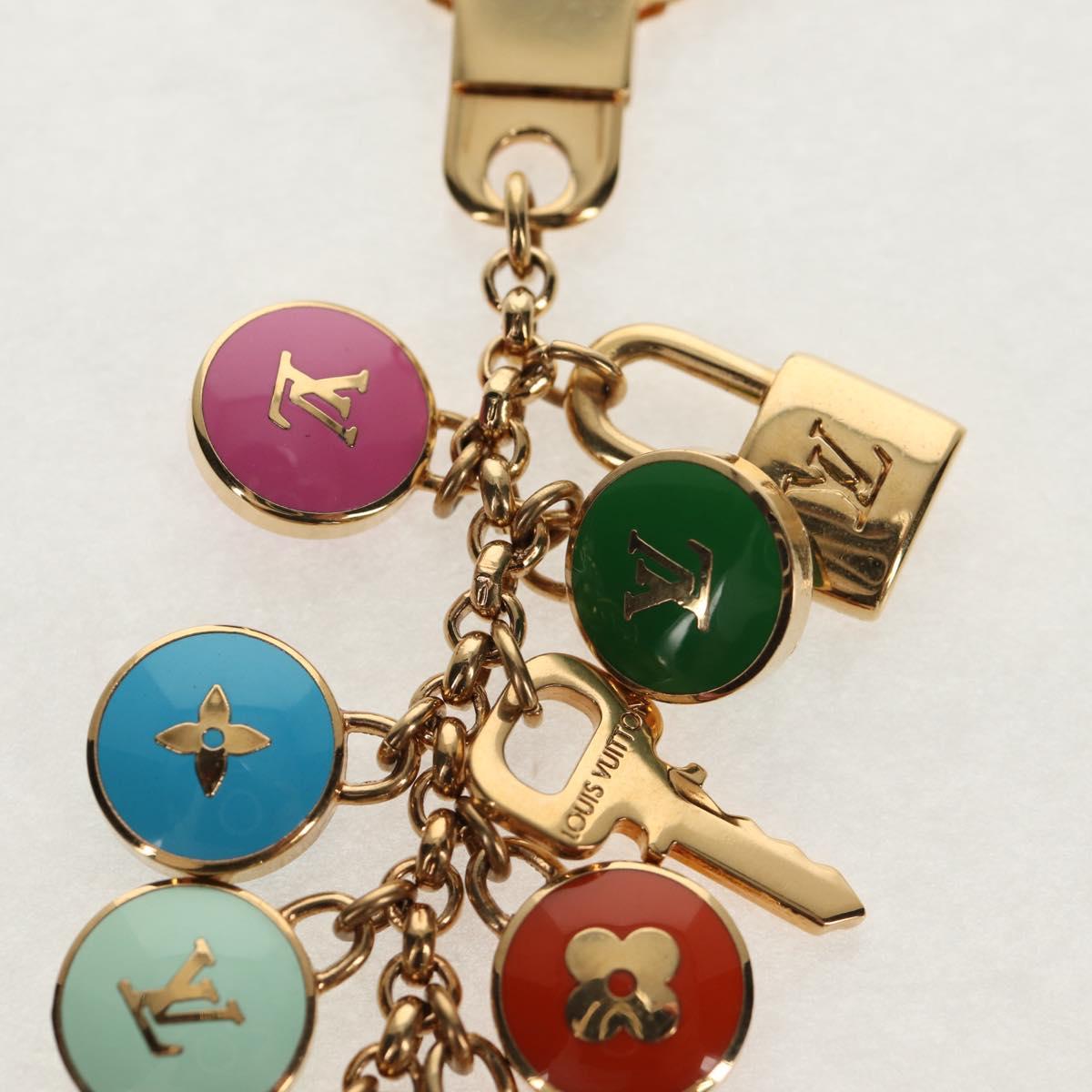 LOUIS VUITTON Porte Cles Chainne Pastille Key Holder metal M65381 Auth 143034M