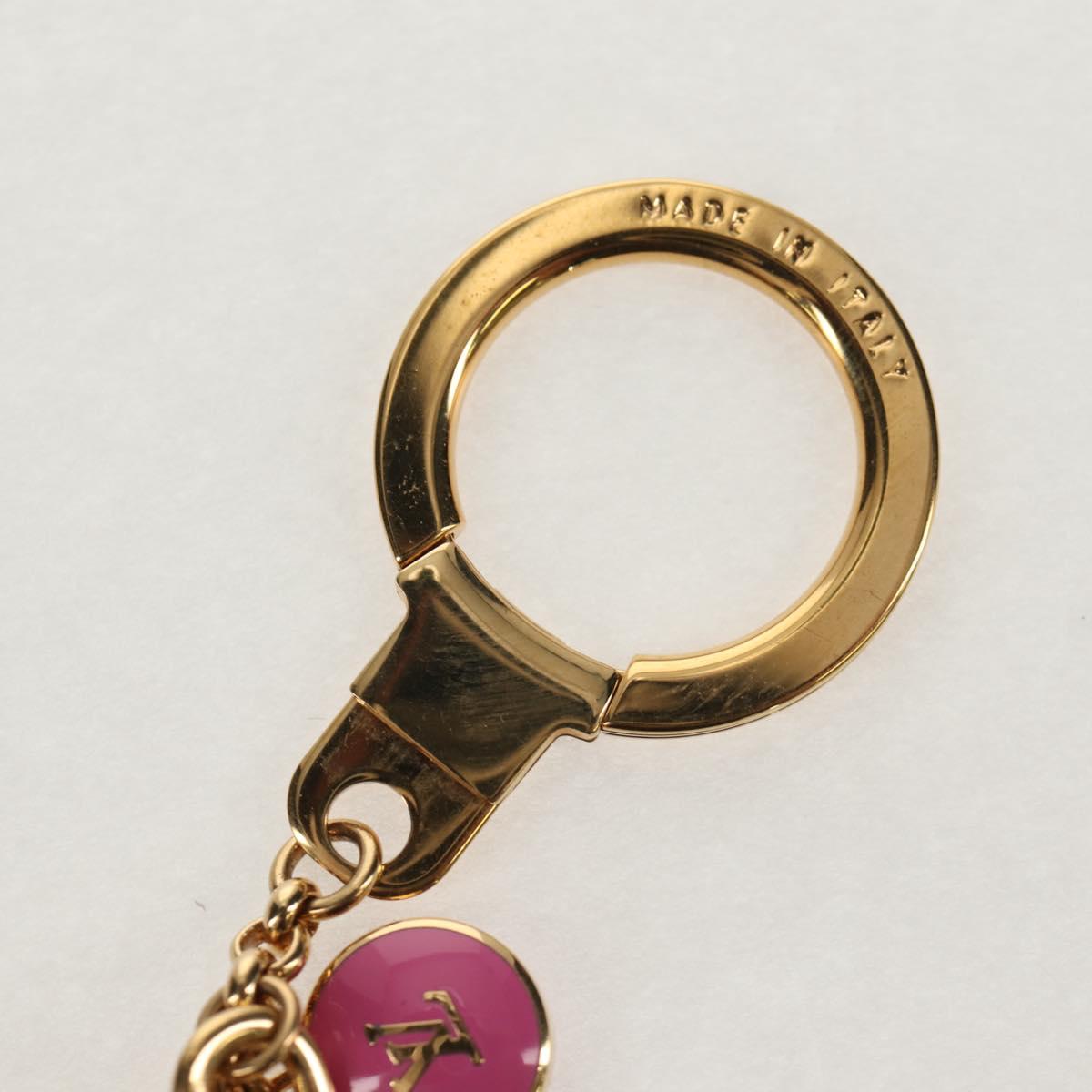 LOUIS VUITTON Porte Cles Chainne Pastille Key Holder metal M65381 Auth 143034M