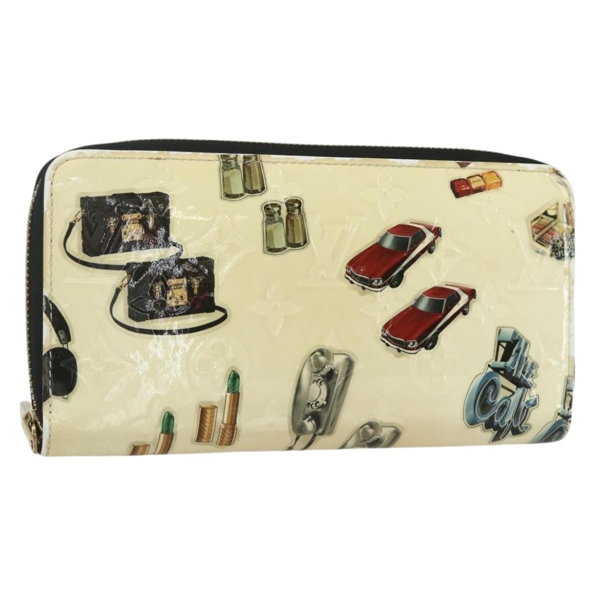 LOUIS VUITTON Monogram Vernis Nicolas Ghesquire Zippy Wallet M50370 Auth 143037