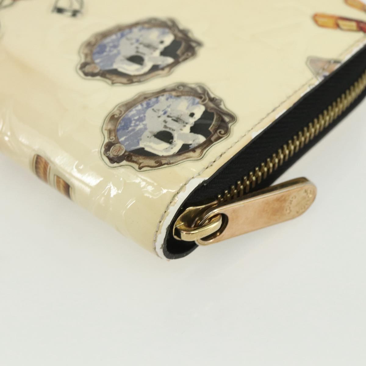 LOUIS VUITTON Monogram Vernis Nicolas Ghesquire Zippy Wallet M50370 Auth 143037