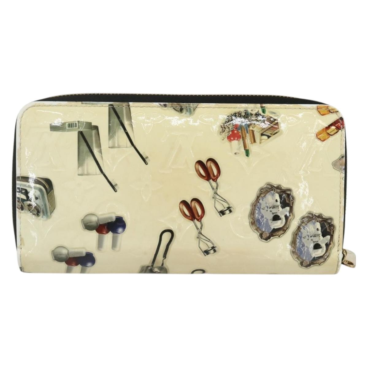 LOUIS VUITTON Monogram Vernis Nicolas Ghesquire Zippy Wallet M50370 Auth 143037