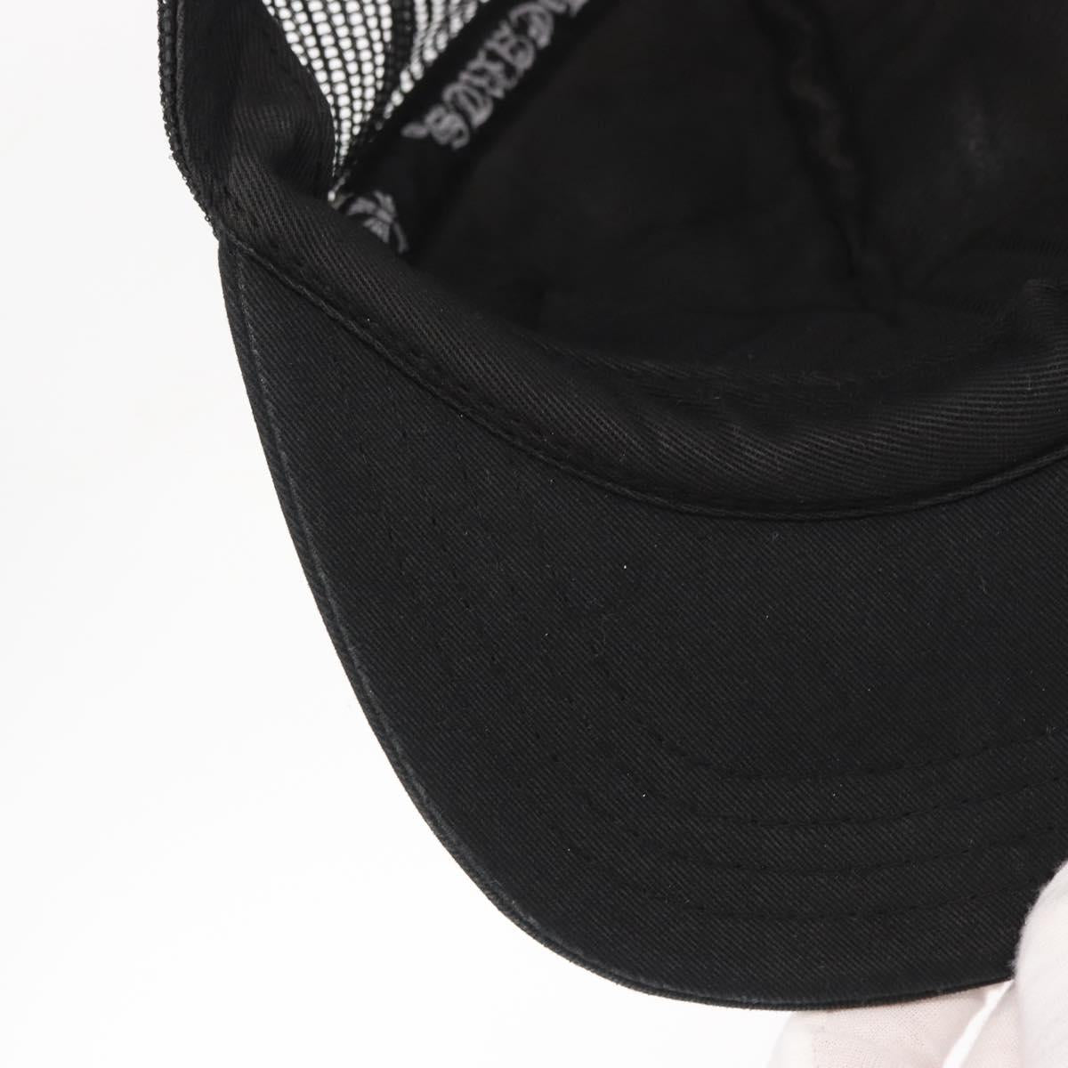 Chrome Hearts CH Plus Matty Boy Patch Trucker Cap Cotton Black Auth 143041M