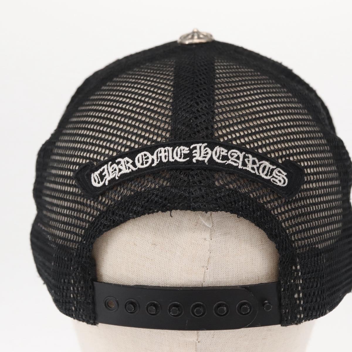 Chrome Hearts CH Plus Matty Boy Patch Trucker Cap Cotton Black Auth 143041M
