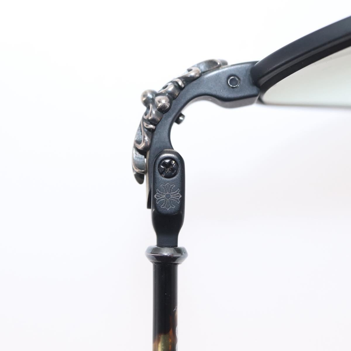 Chrome Hearts DIAMOND DOG Sunglasses Ag925 Black Auth 143049M