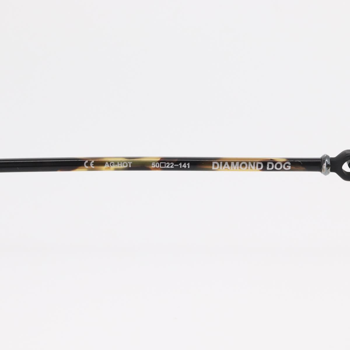 Chrome Hearts DIAMOND DOG Sunglasses Ag925 Black Auth 143049M