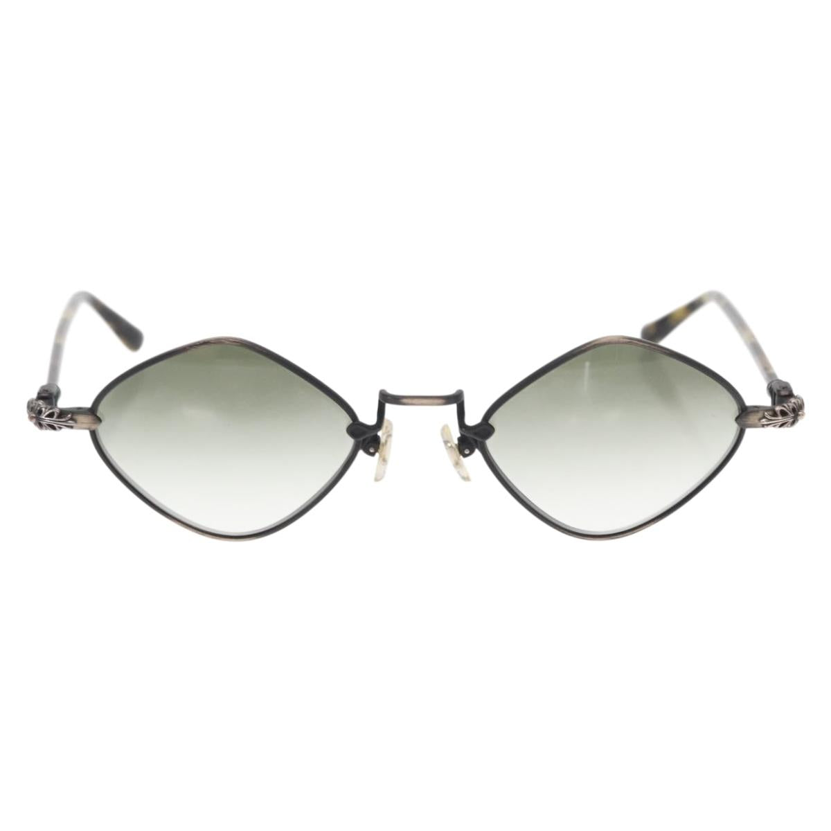 Chrome Hearts DIAMOND DOG Sunglasses Ag925 Black Auth 143049M