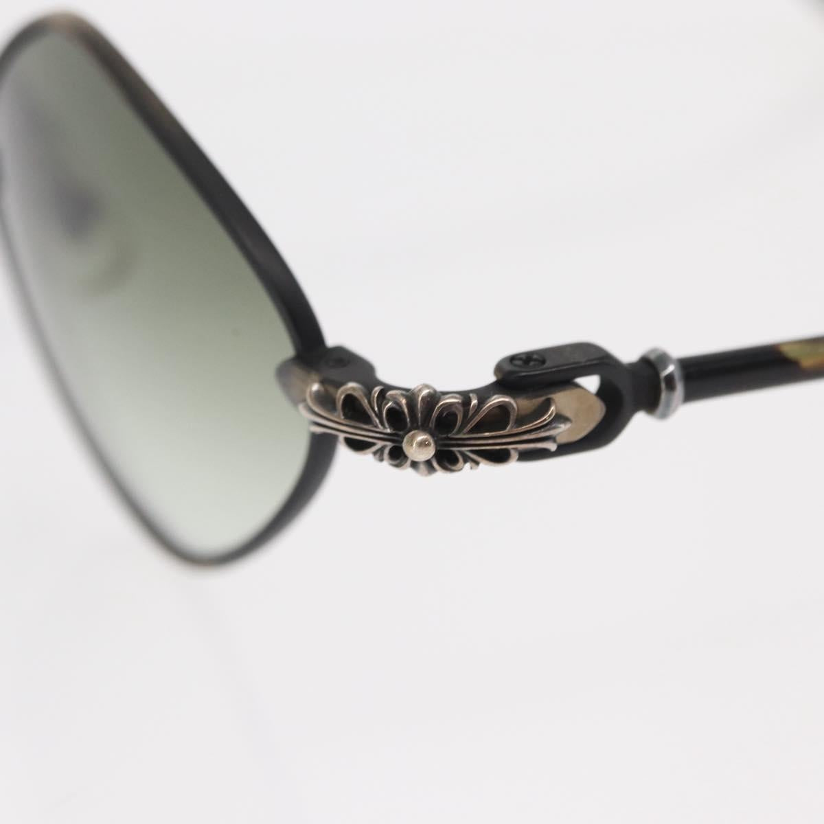 Chrome Hearts DIAMOND DOG Sunglasses Ag925 Black Auth 143049M