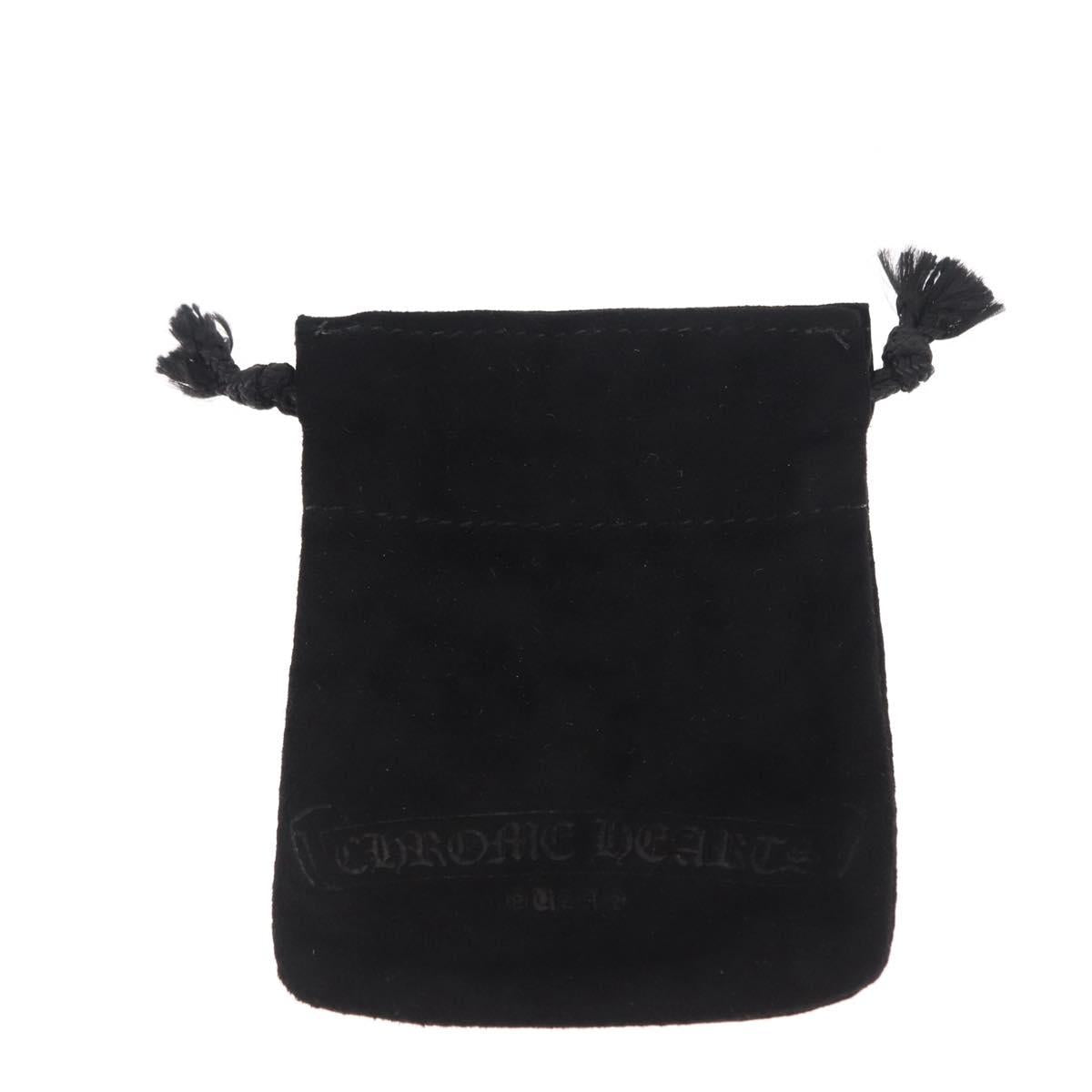 Chrome Hearts CH Plus Cross Ball Garnet 0.4"" Bead Bracelet Ag925 Auth 143053M