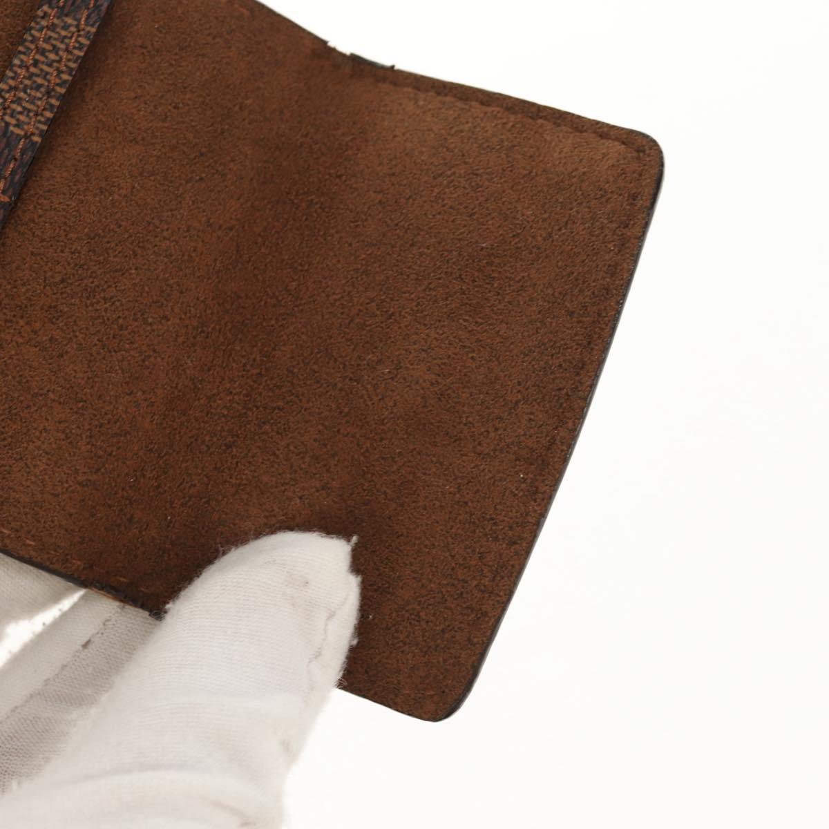 LOUIS VUITTON Damier Classic Car Bouton de Manchette Cuffs Ag925 LV Auth 143055M