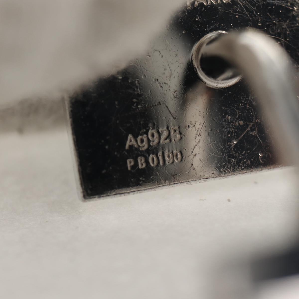 LOUIS VUITTON Damier Classic Car Bouton de Manchette Cuffs Ag925 LV Auth 143055M