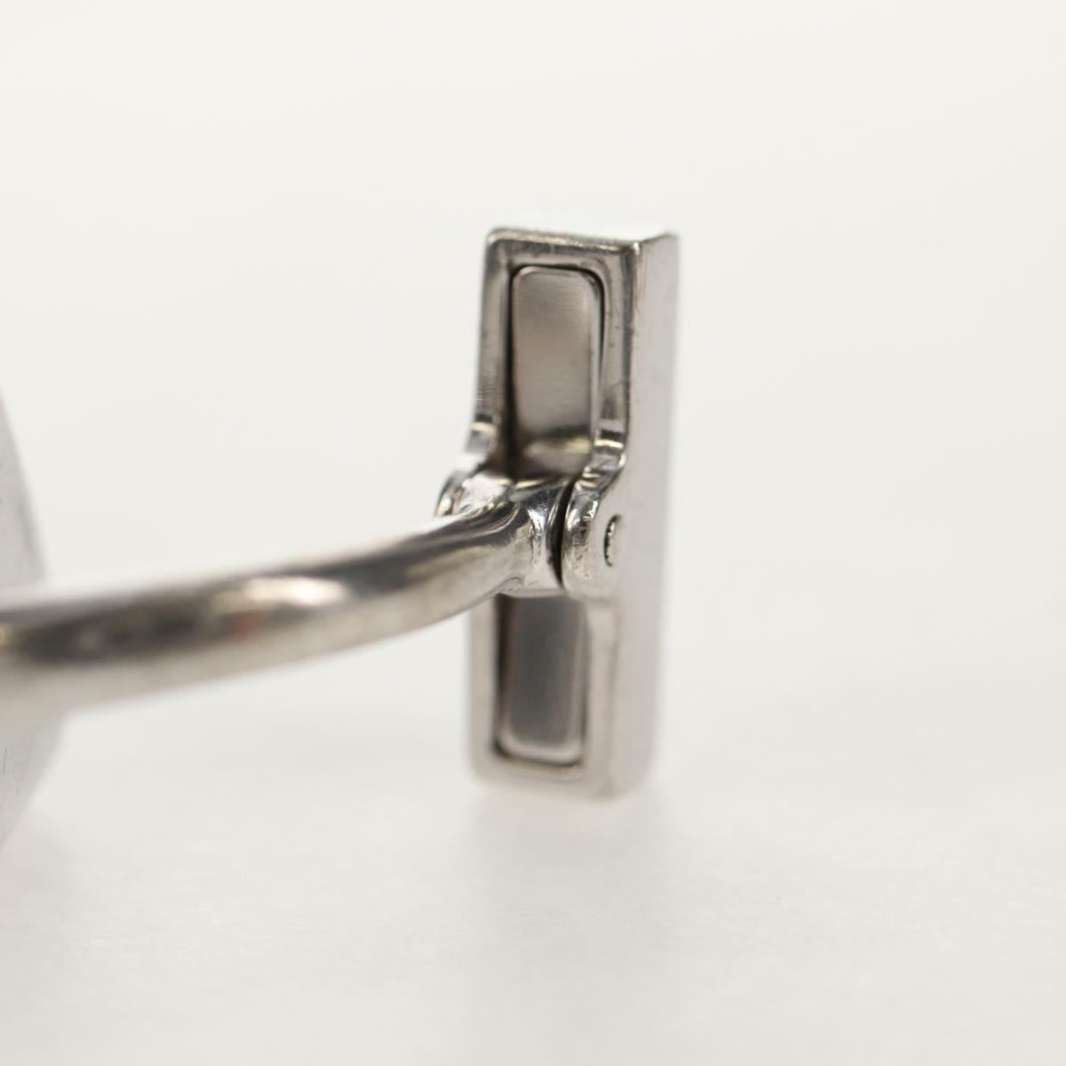 LOUIS VUITTON Bouton De Manchette Cadena Eclet Padlock Ag925 Silver Auth 143056M