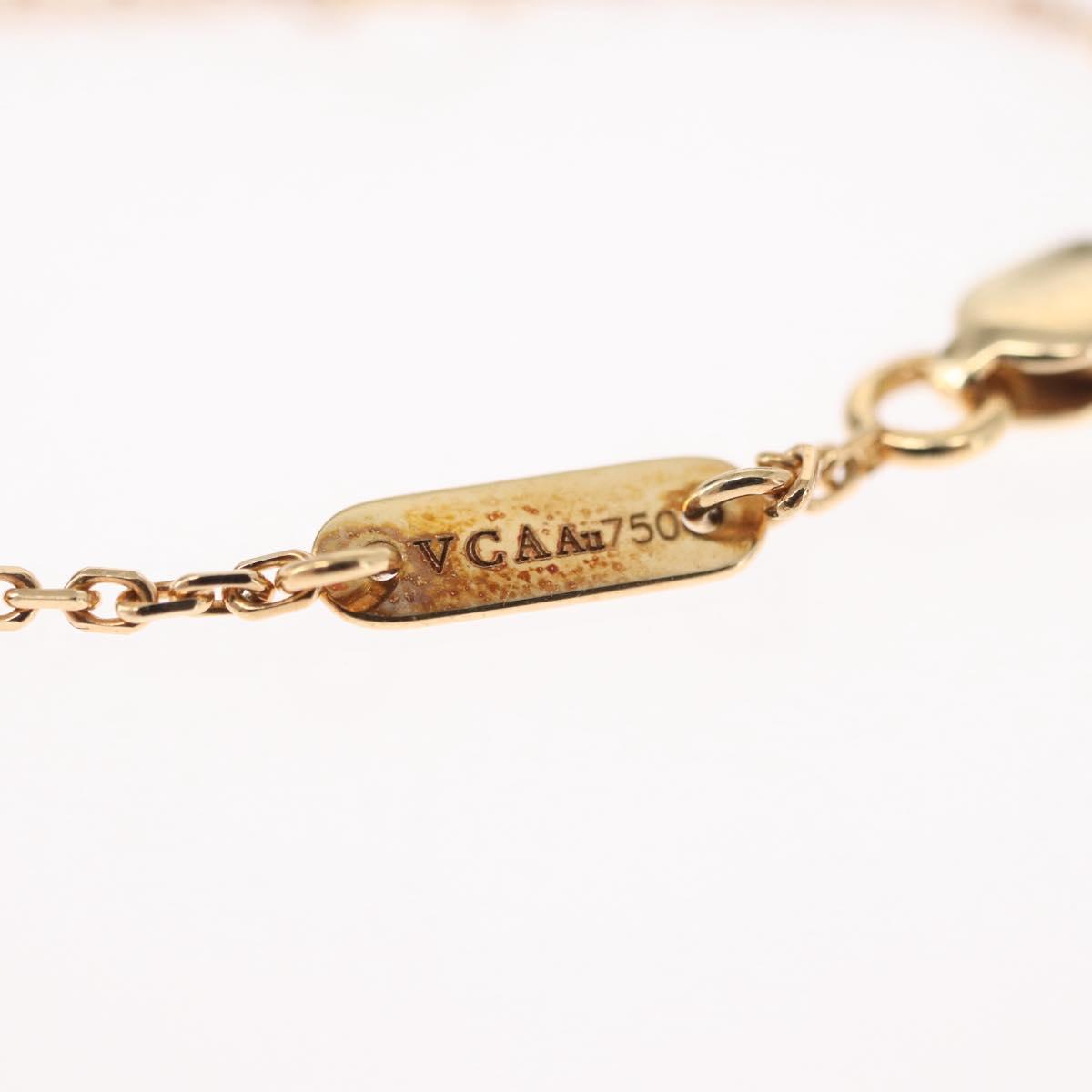 Van Cleef & Arpels Sweet Alhambra Mother Of Pearl 18K gold 750 Auth 143057SM