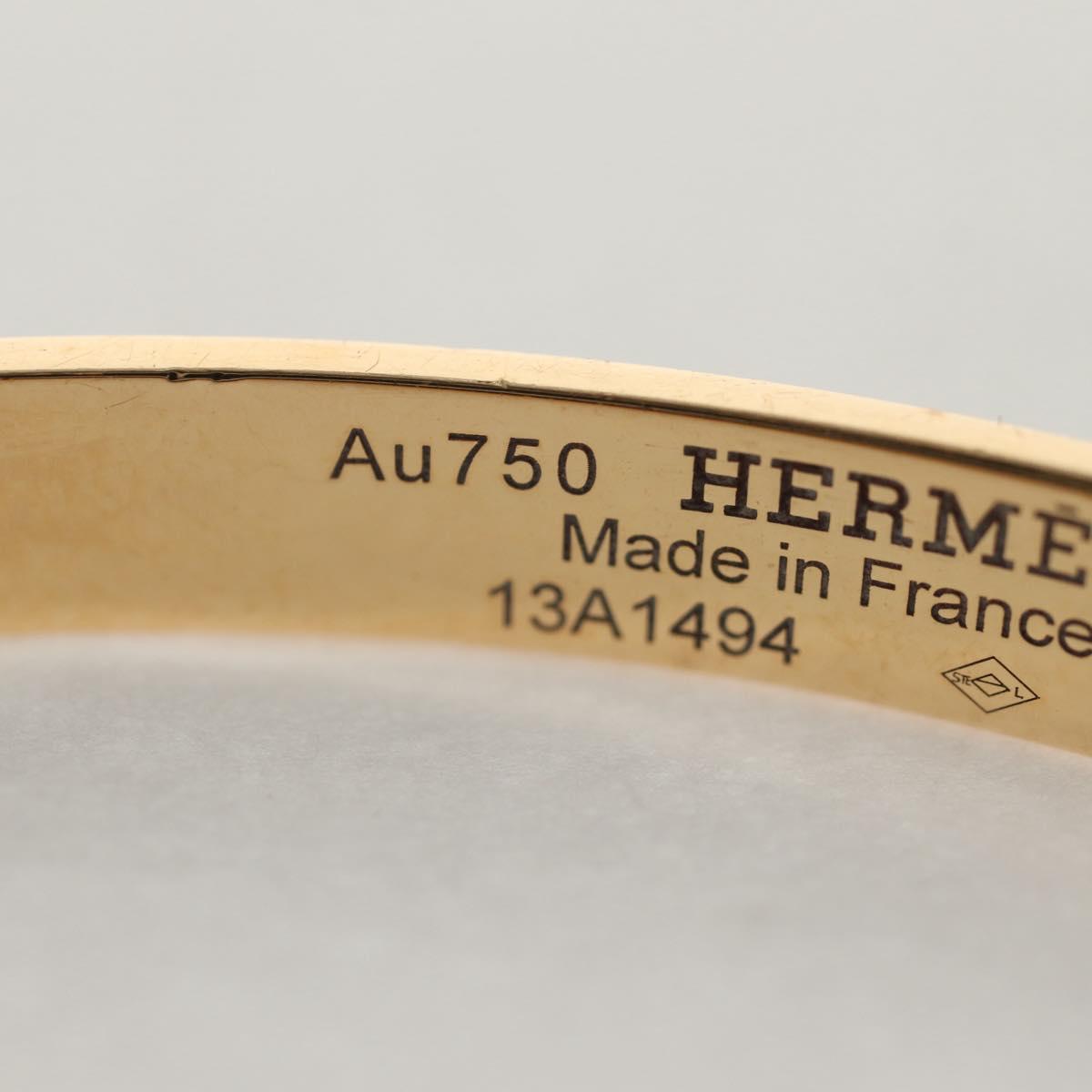 HERMES Kelly Bracelet PM 4P Diamond Bracelet 18K gold 750 Gold Auth 143058SM