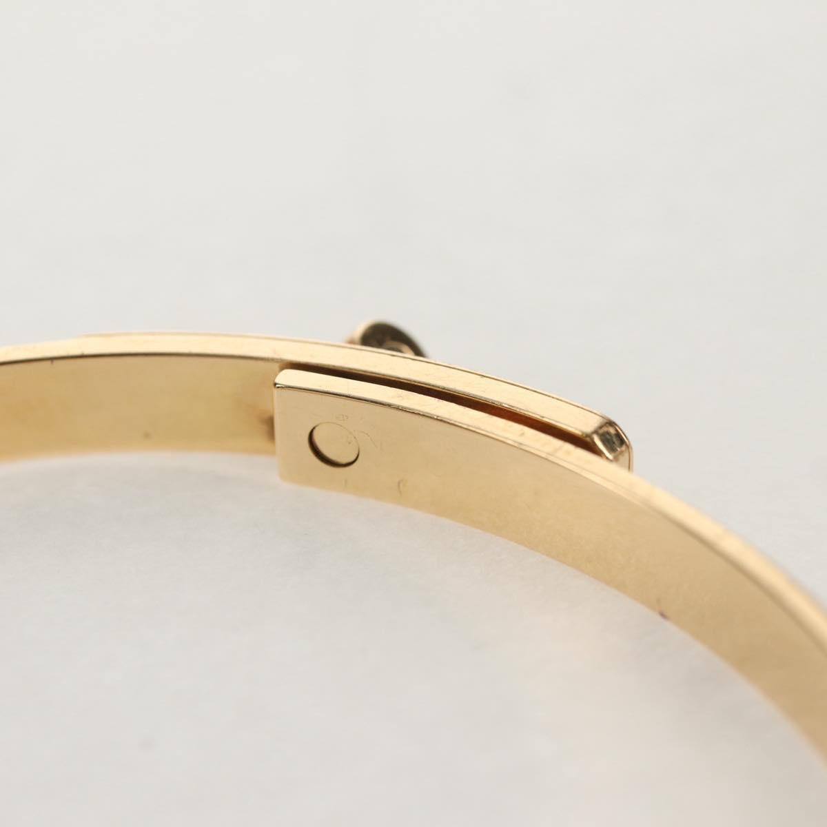 HERMES Kelly Bracelet PM 4P Diamond Bracelet 18K gold 750 Gold Auth 143058SM