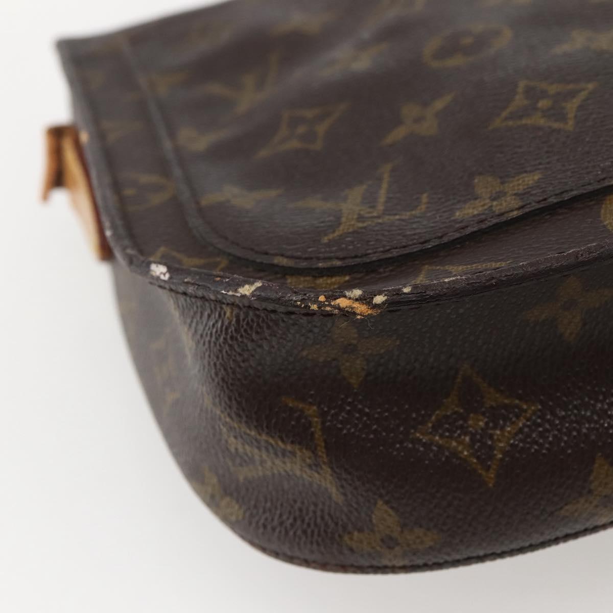 LOUIS VUITTON Monogram Saint Cloud GM Shoulder Bag M51242 LV Auth 143067
