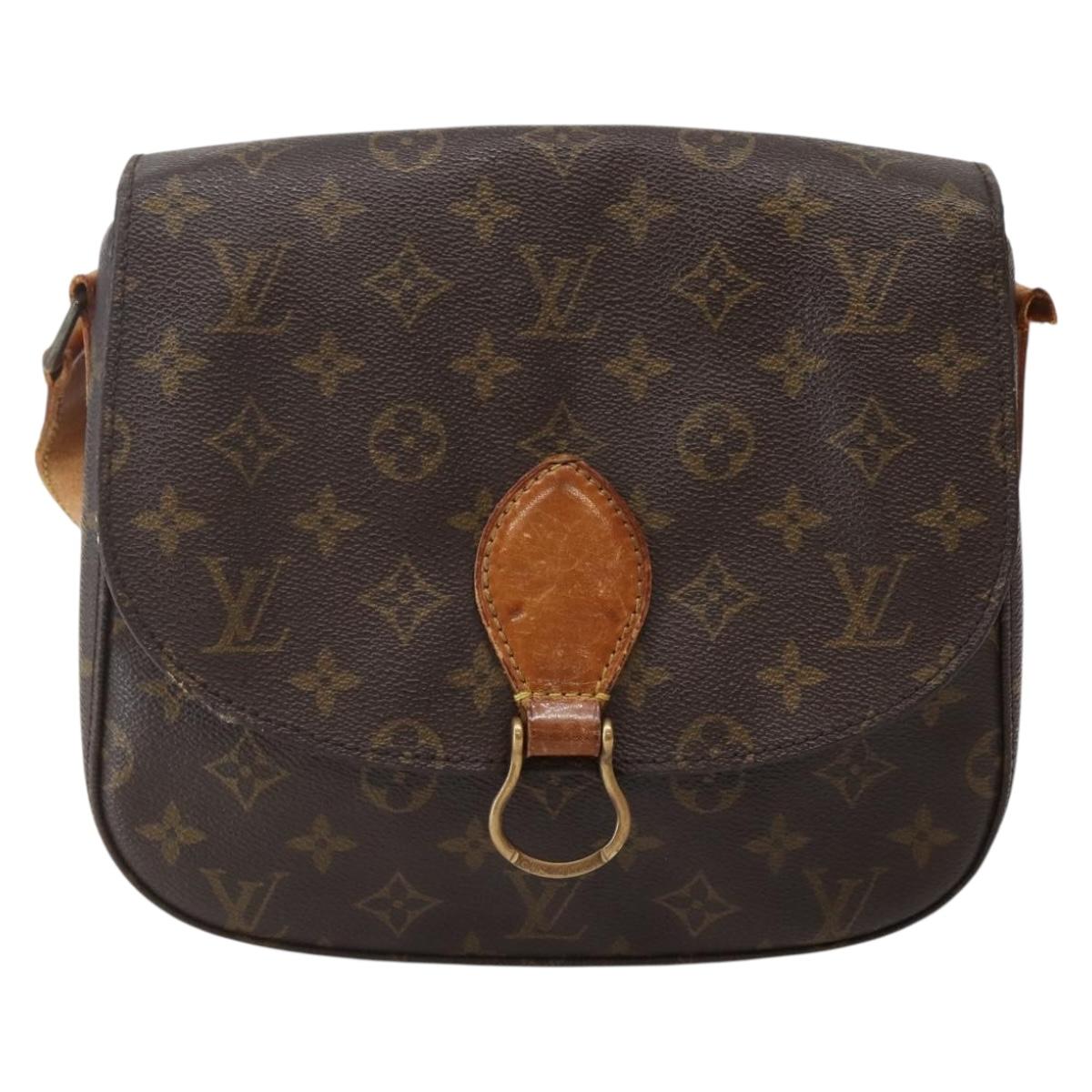 LOUIS VUITTON Monogram Saint Cloud GM Shoulder Bag M51242 LV Auth 143067