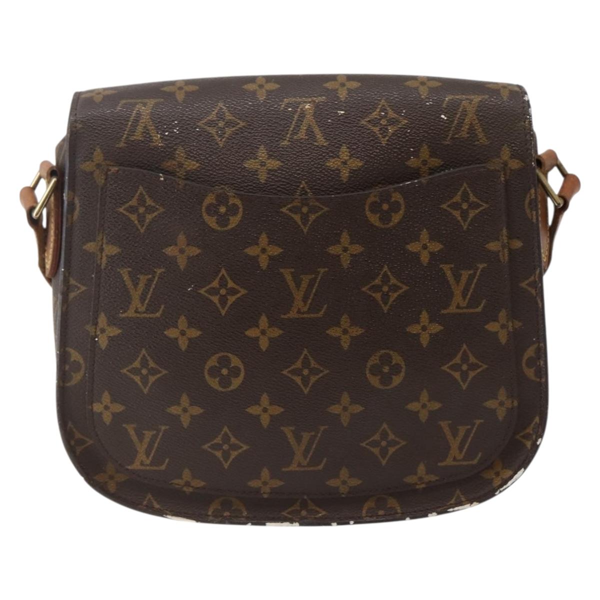LOUIS VUITTON Monogram Saint Cloud GM Shoulder Bag M51242 LV Auth 143068