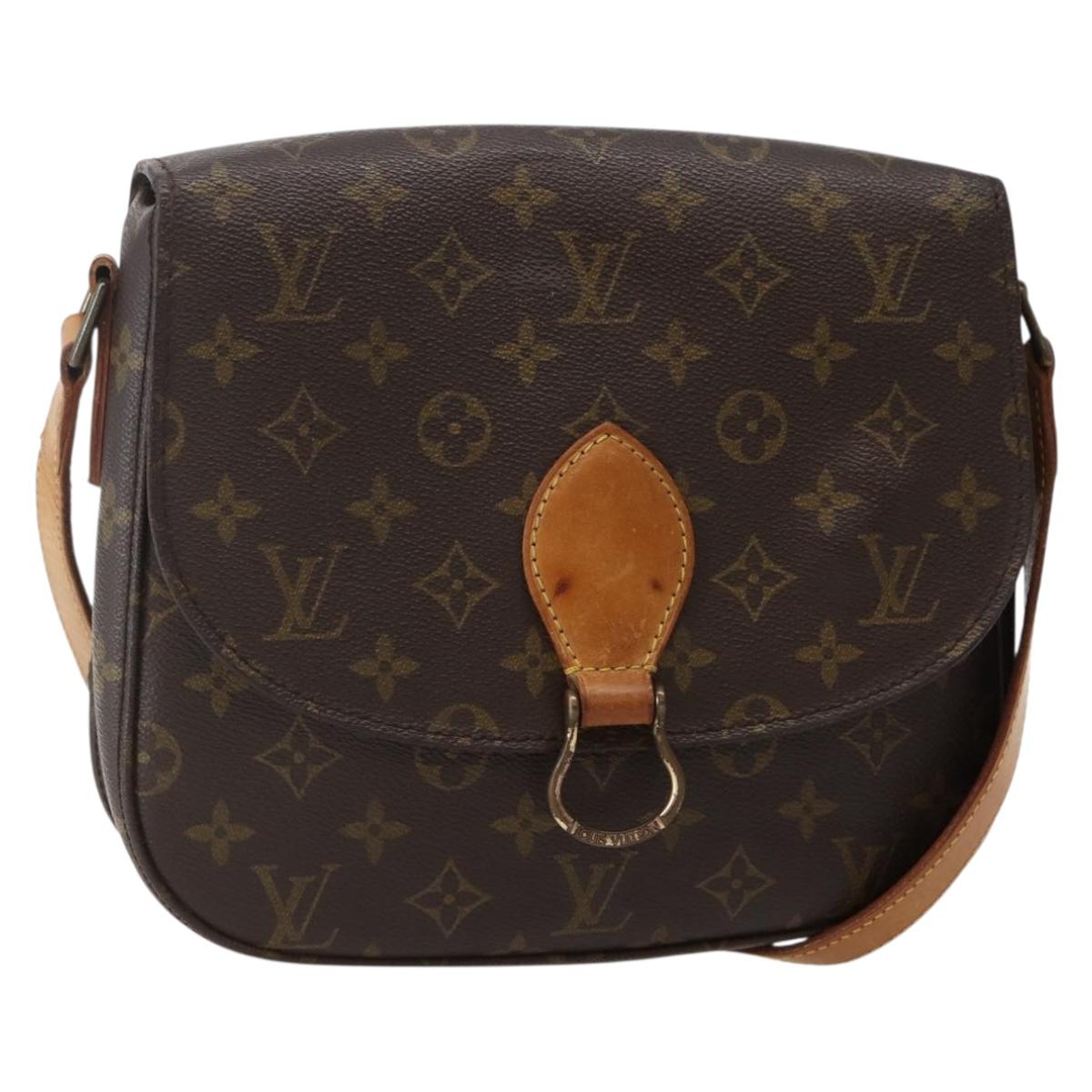 LOUIS VUITTON Monogram Saint Cloud GM Shoulder Bag M51242 LV Auth 143069