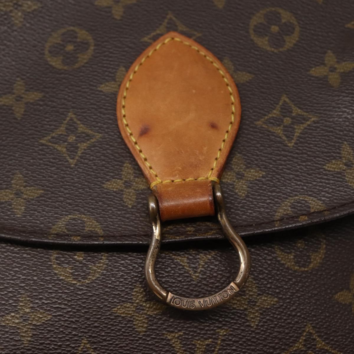 LOUIS VUITTON Monogram Saint Cloud GM Shoulder Bag M51242 LV Auth 143069