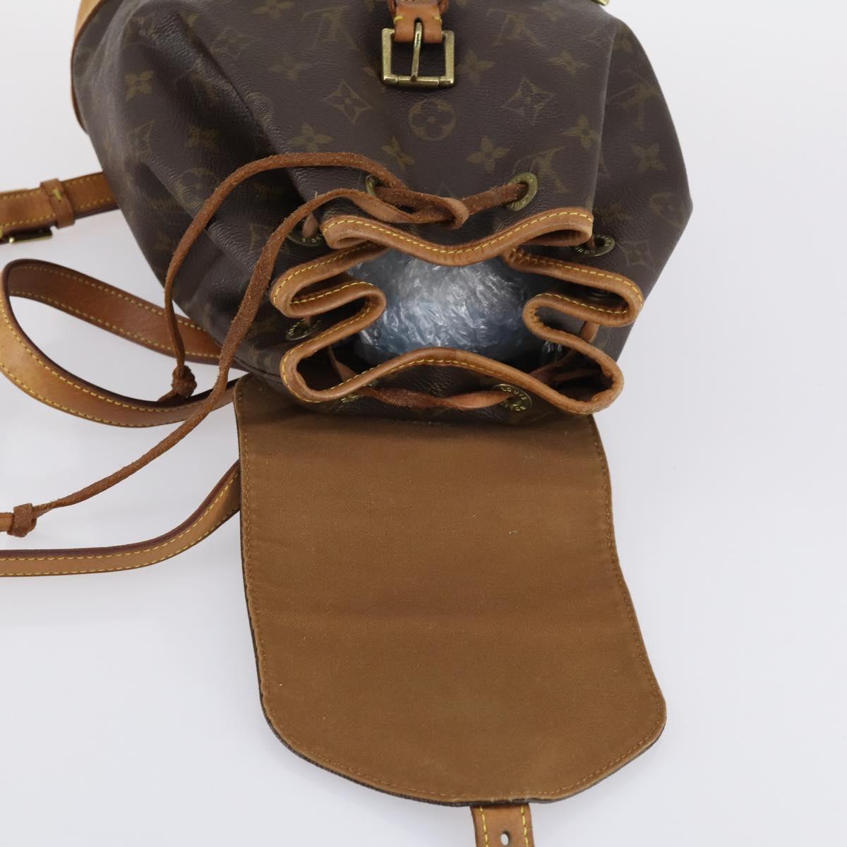LOUIS VUITTON Monogram Montsouris MM Backpack M51136 LV Auth 143070
