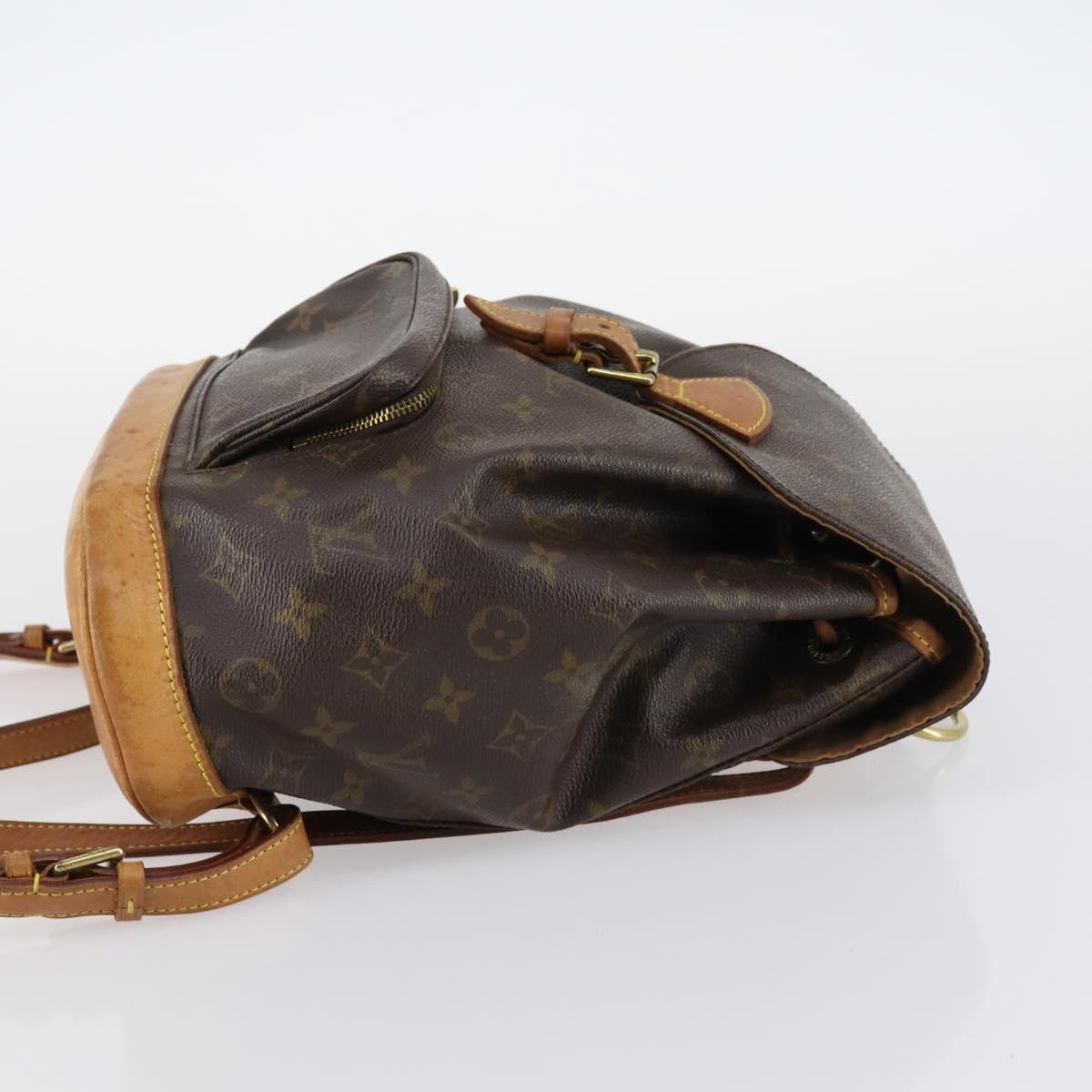 LOUIS VUITTON Monogram Montsouris MM Backpack M51136 LV Auth 143070