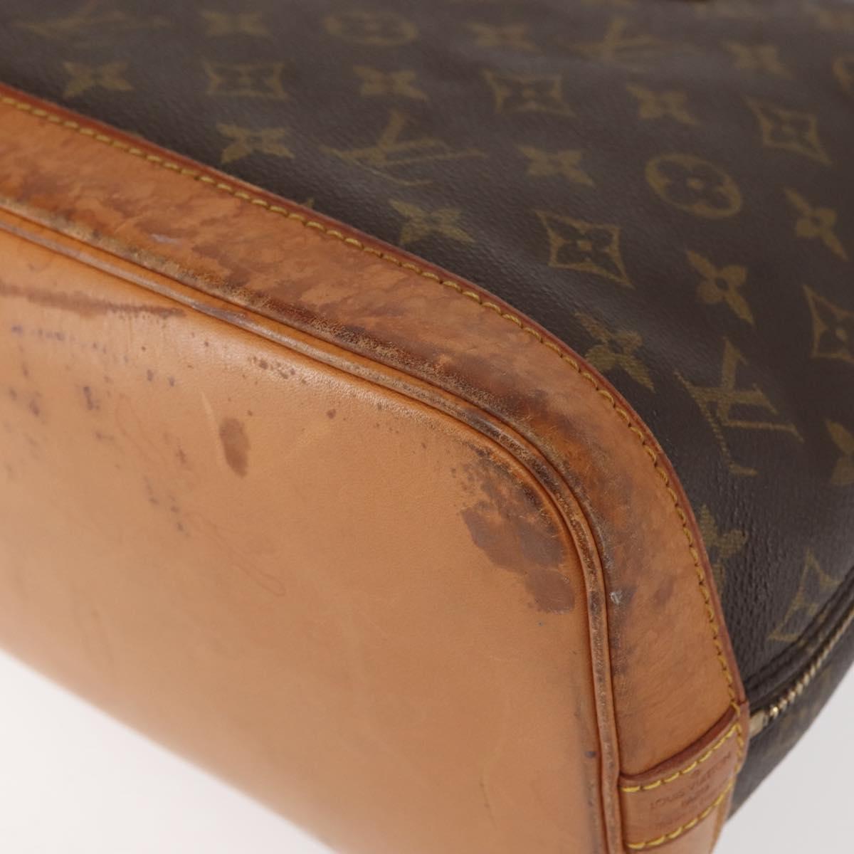 LOUIS VUITTON Monogram Alma Hand Bag M51130 LV Auth 143073