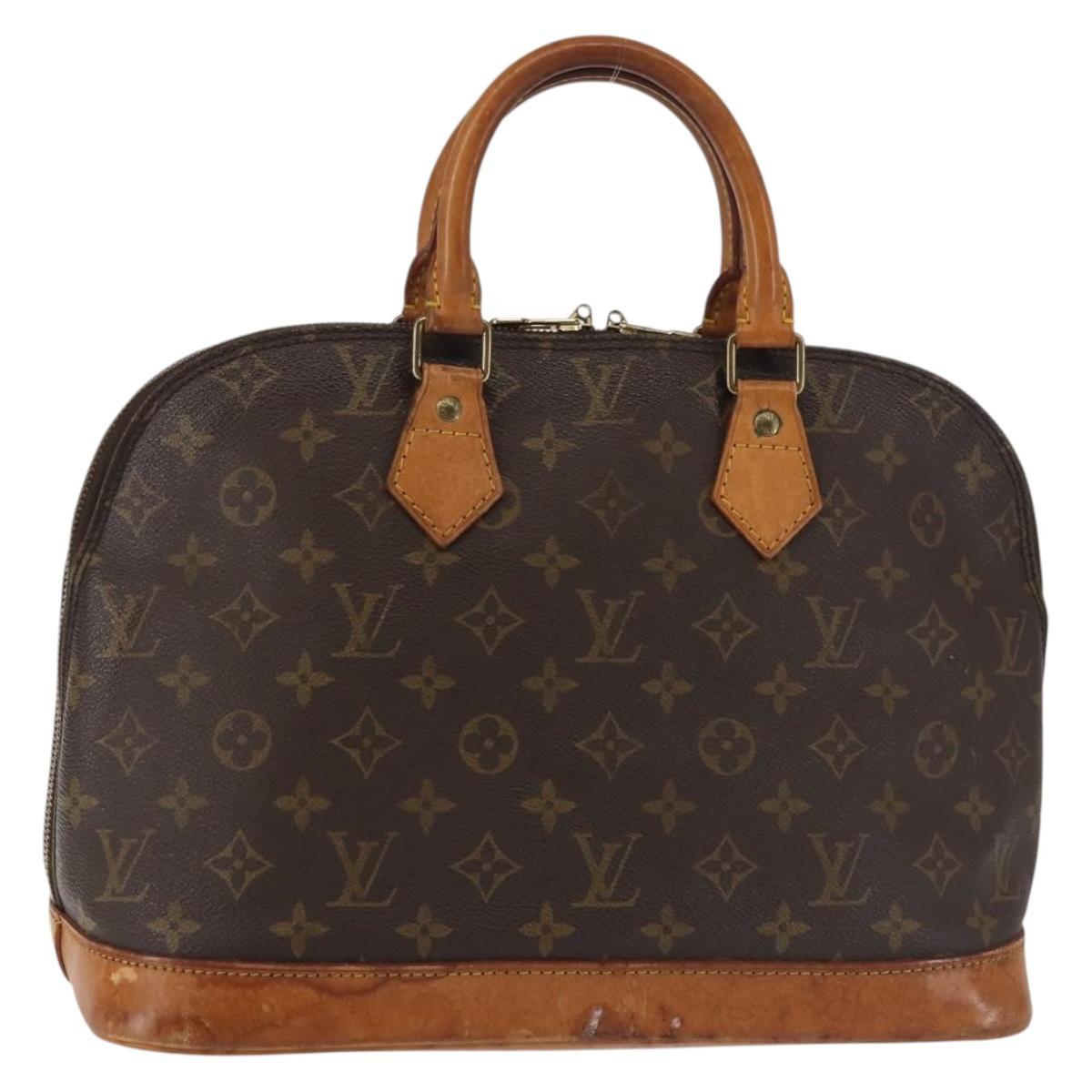 LOUIS VUITTON Monogram Alma Hand Bag M51130 LV Auth 143073
