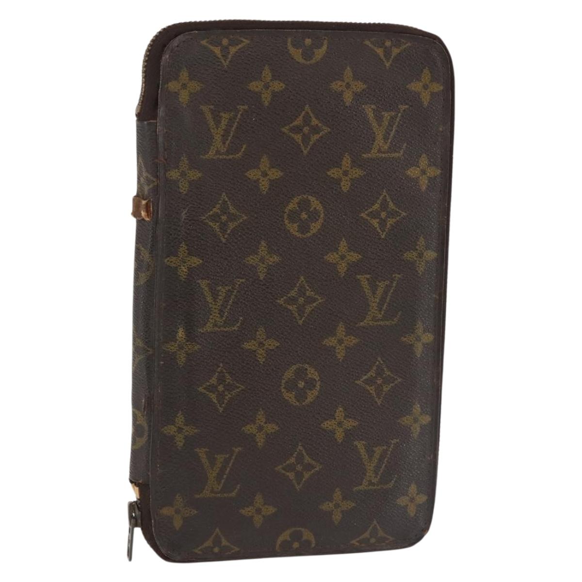 LOUIS VUITTON Monogram Poche Escapade Travel Case M60113 LV Auth 143079