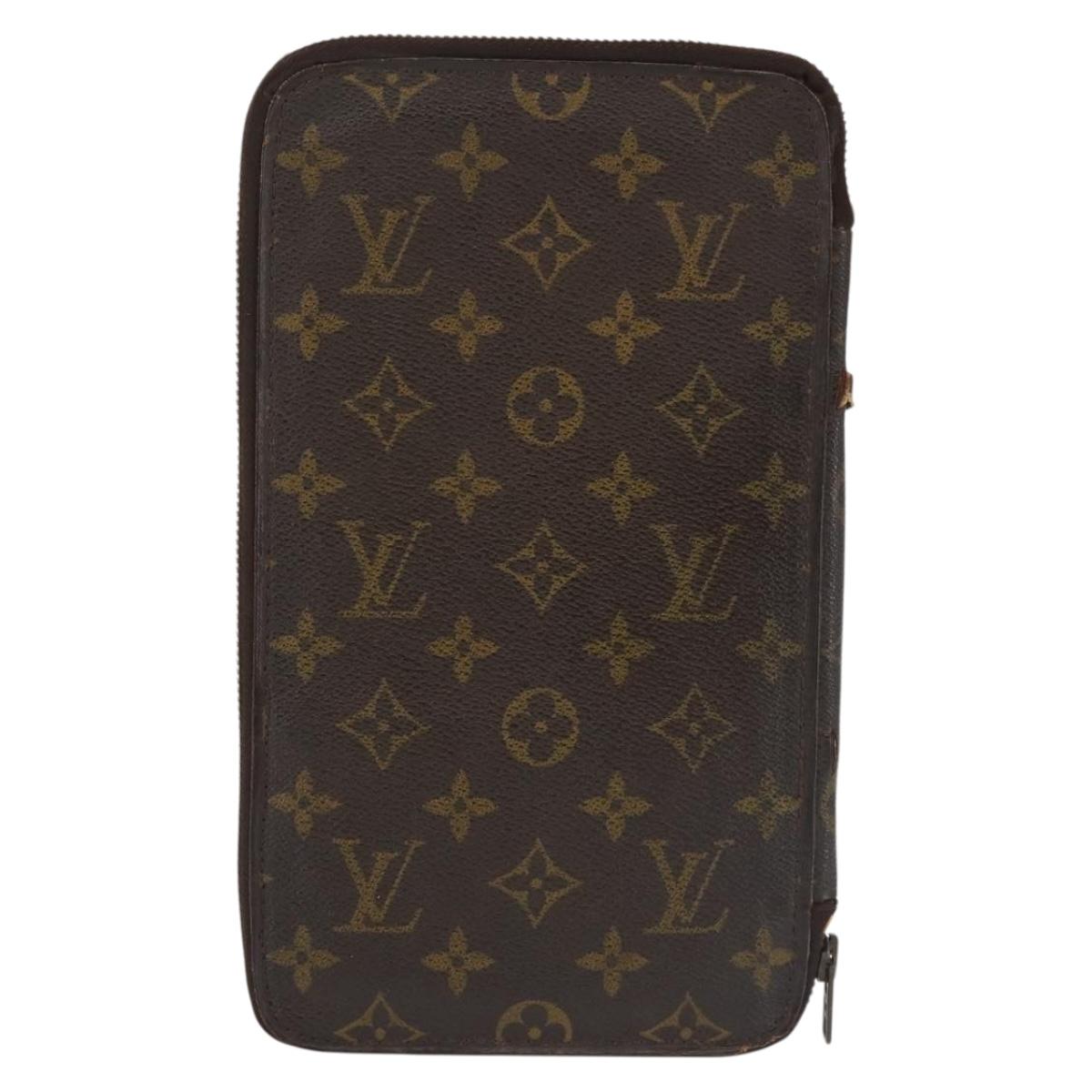 LOUIS VUITTON Monogram Poche Escapade Travel Case M60113 LV Auth 143079