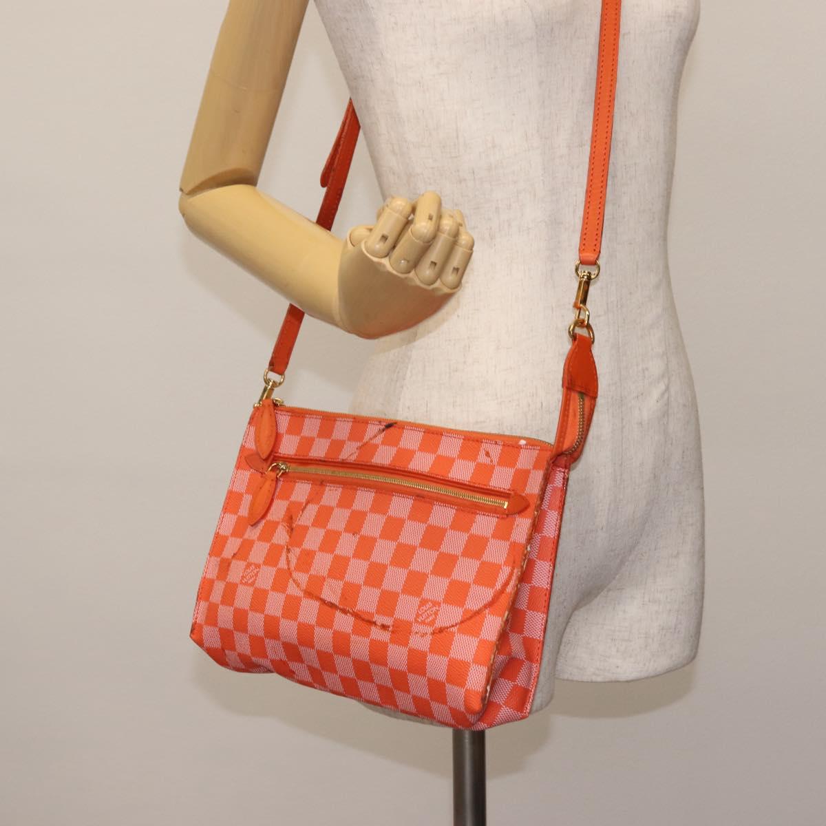 LOUIS VUITTON Damier Color Module Clutch Bag 2way Pimon N41312 LV Auth 143082