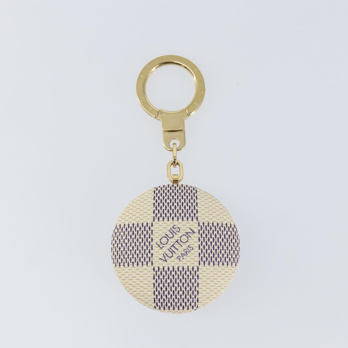 LOUIS VUITTON Damier Azur Astropill Charm N65989 LV Auth 143093