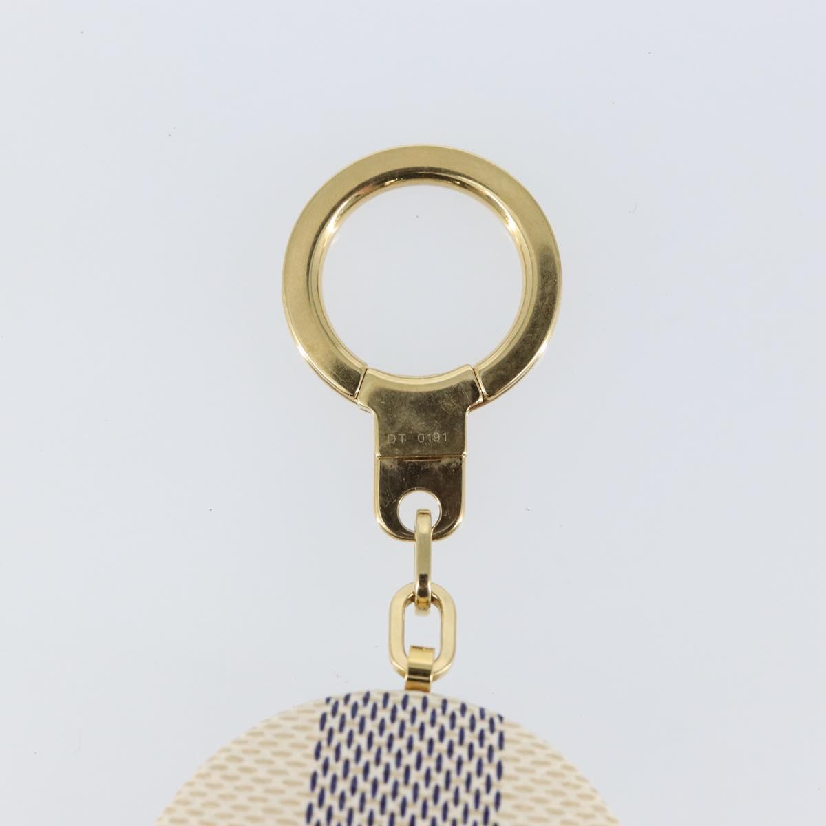 LOUIS VUITTON Damier Azur Astropill Charm N65989 LV Auth 143093