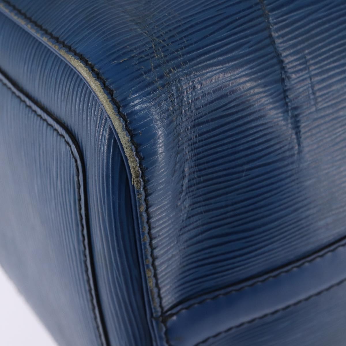 LOUIS VUITTON Epi Speedy 30 Hand Bag Toledo Blue M43005 LV Auth 143100