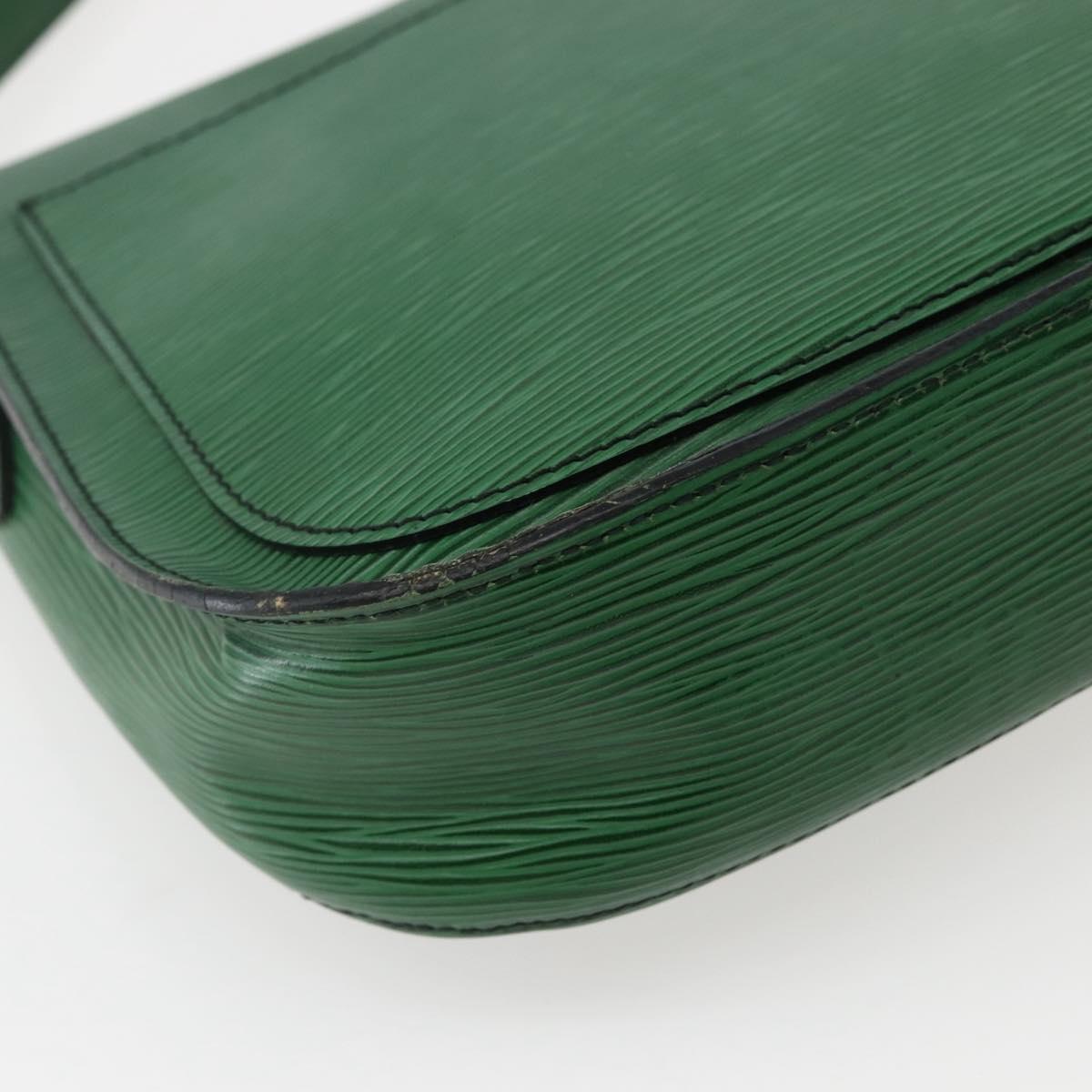 LOUIS VUITTON Epi Saint Cloud GM Shoulder Bag Green M52194 LV Auth 143105